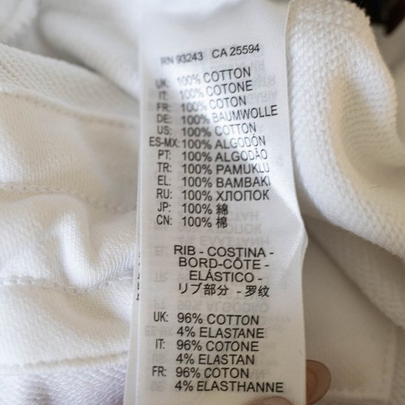 Diesel White Cotton Gathered Back Sweatshirt F-Mondy Felpa Size Medium - Picture 9 of 9